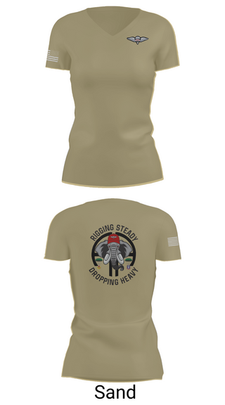 Womens Short Sleeve Vneck Shirt, Echo Company, , Teamtime, Team time, sublimation, custom sports apparel, team uniforms, spirit wear, spiritwear, sports uniforms, custom shirts, team store, custom team store, fundraiser sports, apparel fundraiser