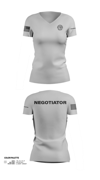 Womens Short Sleeve Vneck Shirt, Montgomery County Police CNT, , Teamtime, Team time, sublimation, custom sports apparel, team uniforms, spirit wear, spiritwear, sports uniforms, custom shirts, team store, custom team store, fundraiser sports, apparel fundraiser