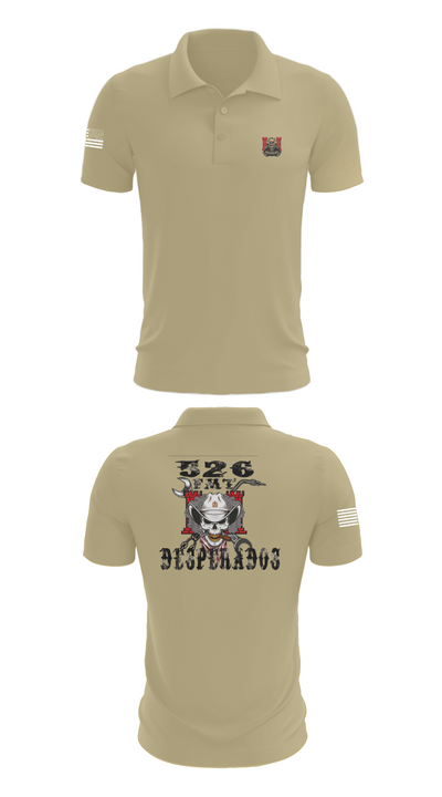 526th ECC Desperados FMT 5277023 Short Sleeve Performance Polo - 87