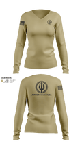 Junior Guards USA 66841563 Women's Long Sleeve V-neck Shirt - 600