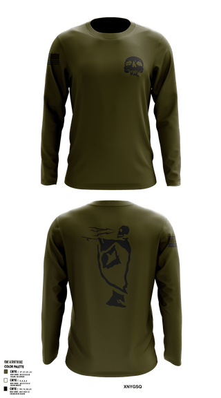 Long Sleeve Performance Shirt, First battalion first Marines, , Teamtime, Team time, sublimation, custom sports apparel, team uniforms, spirit wear, spiritwear, sports uniforms, custom shirts, team store, custom team store, fundraiser sports, apparel fundraiser