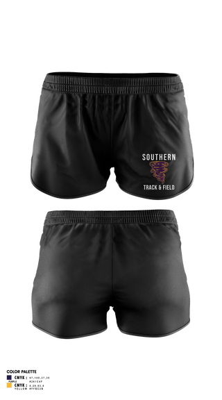 Track Shorts, Southern Middle School Track and Field, Track & Field, Teamtime, Team time, sublimation, custom sports apparel, team uniforms, spirit wear, spiritwear, sports uniforms, custom shirts, team store, custom team store, fundraiser sports, apparel fundraiser