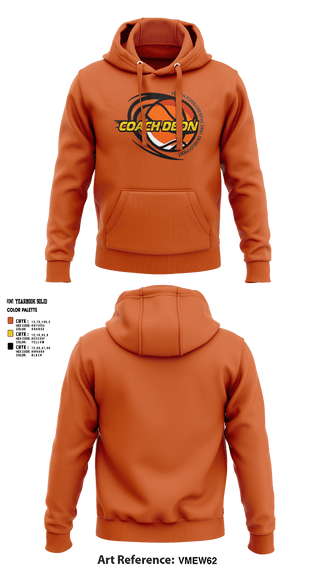 Hoodie, Coach Deon Fundamental Youth Basketball Training, Men's Basketball, Teamtime, Team time, sublimation, custom sports apparel, team uniforms, spirit wear, spiritwear, sports uniforms, custom shirts, team store, custom team store, fundraiser sports, apparel fundraiser