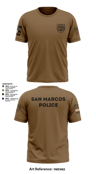 Short Sleeve Performance Shirt, San Marcos Police Drone Unit, Police, Teamtime, Team time, sublimation, custom sports apparel, team uniforms, spirit wear, spiritwear, sports uniforms, custom shirts, team store, custom team store, fundraiser sports, apparel fundraiser