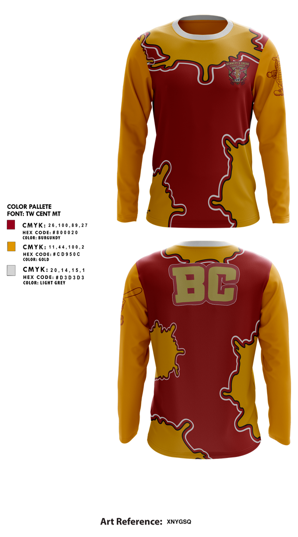 Long Sleeve Performance Shirt, Bennetts Creek Little League, Baseball, Teamtime, Team time, sublimation, custom sports apparel, team uniforms, spirit wear, spiritwear, sports uniforms, custom shirts, team store, custom team store, fundraiser sports, apparel fundraiser