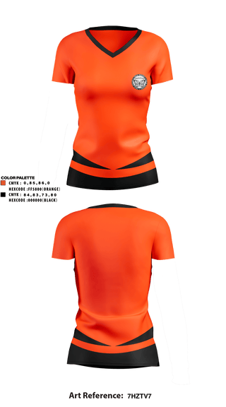Womens Short Sleeve Vneck Shirt, Monarcas, Field Hockey, Teamtime, Team time, sublimation, custom sports apparel, team uniforms, spirit wear, spiritwear, sports uniforms, custom shirts, team store, custom team store, fundraiser sports, apparel fundraiser