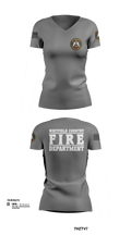 Station 12 TRT 63854404 Women's Short Sleeve V-neck Shirt - 115