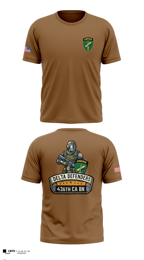 Old School Cotton Feel Shirt, D Co 436th CA BN, , Teamtime, Team time, sublimation, custom sports apparel, team uniforms, spirit wear, spiritwear, sports uniforms, custom shirts, team store, custom team store, fundraiser sports, apparel fundraiser