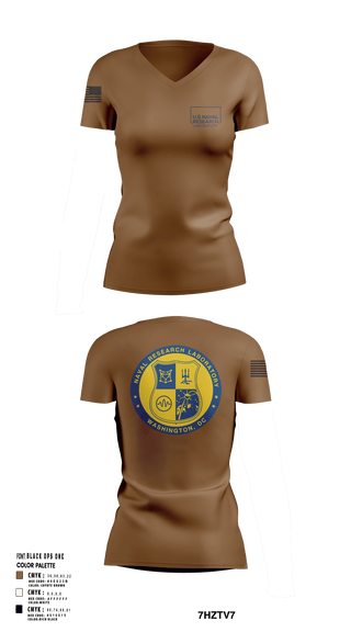 Womens Short Sleeve Vneck Shirt, Naval Research Lab, , Teamtime, Team time, sublimation, custom sports apparel, team uniforms, spirit wear, spiritwear, sports uniforms, custom shirts, team store, custom team store, fundraiser sports, apparel fundraiser
