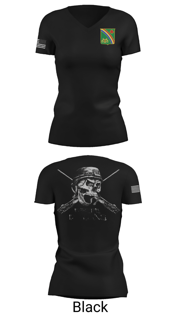 Womens Short Sleeve Vneck Shirt, 1st Battalion 69th Infantry Regiment, Army, Teamtime, Team time, sublimation, custom sports apparel, team uniforms, spirit wear, spiritwear, sports uniforms, custom shirts, team store, custom team store, fundraiser sports, apparel fundraiser