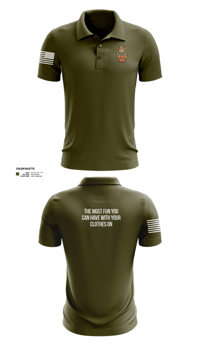 Aloha Kev 54449053 Short Sleeve Performance Polo - 2