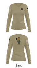 MWSS-172 96924290 Women's Long Sleeve V-neck Shirt - 92