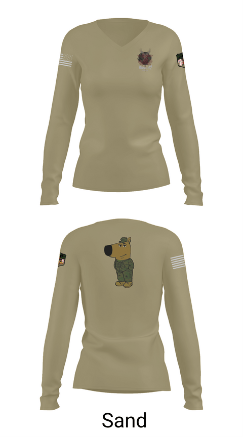Womens Long Sleeve Vneck Shirt, MWSS-172, Navy, Teamtime, Team time, sublimation, custom sports apparel, team uniforms, spirit wear, spiritwear, sports uniforms, custom shirts, team store, custom team store, fundraiser sports, apparel fundraiser