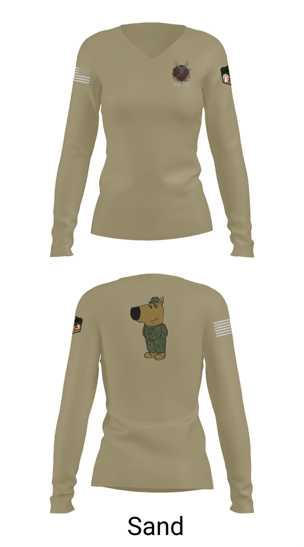 Womens Long Sleeve Vneck Shirt, MWSS-172, Navy, Teamtime, Team time, sublimation, custom sports apparel, team uniforms, spirit wear, spiritwear, sports uniforms, custom shirts, team store, custom team store, fundraiser sports, apparel fundraiser