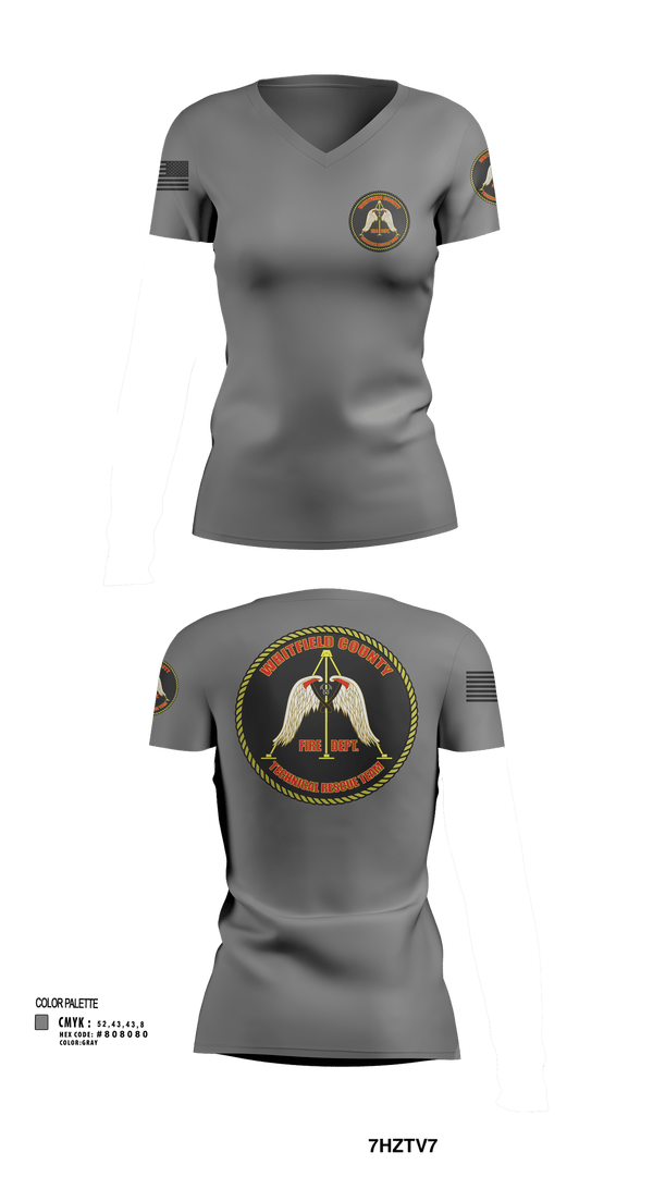 Womens Short Sleeve Vneck Shirt, Station 12 TRT, , Teamtime, Team time, sublimation, custom sports apparel, team uniforms, spirit wear, spiritwear, sports uniforms, custom shirts, team store, custom team store, fundraiser sports, apparel fundraiser