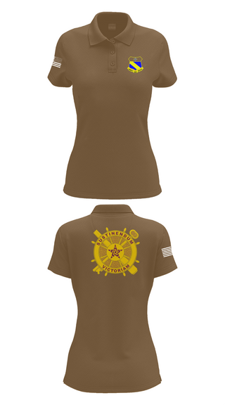 Womens Short Sleeve Performance Polo, 2nd BN (LS) 349th RGT, , Teamtime, Team time, sublimation, custom sports apparel, team uniforms, spirit wear, spiritwear, sports uniforms, custom shirts, team store, custom team store, fundraiser sports, apparel fundraiser