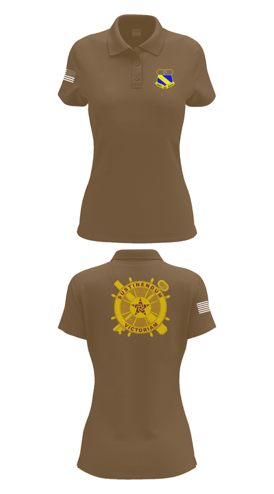 2nd BN (LS) 349th RGT 90715195 Women's Short Sleeve Performance Polo  - 15