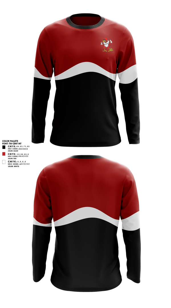 Long Sleeve Performance Shirt, Fall Branch Middle School Track and Field, Track & Field, Teamtime, Team time, sublimation, custom sports apparel, team uniforms, spirit wear, spiritwear, sports uniforms, custom shirts, team store, custom team store, fundraiser sports, apparel fundraiser