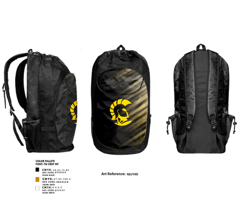 Gear Bag, El Sausal Middle School, Spirit Store, Teamtime, Team time, sublimation, custom sports apparel, team uniforms, spirit wear, spiritwear, sports uniforms, custom shirts, team store, custom team store, fundraiser sports, apparel fundraiser