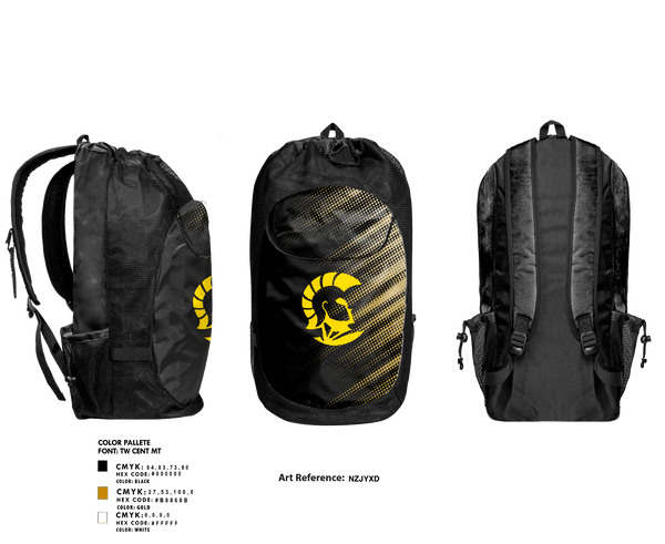 Gear Bag, El Sausal Middle School, Spirit Store, Teamtime, Team time, sublimation, custom sports apparel, team uniforms, spirit wear, spiritwear, sports uniforms, custom shirts, team store, custom team store, fundraiser sports, apparel fundraiser