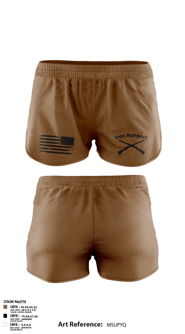 Ranger Panties, Iron Rangers, Army, Teamtime, Team time, sublimation, custom sports apparel, team uniforms, spirit wear, spiritwear, sports uniforms, custom shirts, team store, custom team store, fundraiser sports, apparel fundraiser