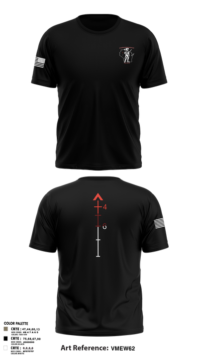 WIARNG Marksmanship 12854544 Short Sleeve Performance Shirt - 107
