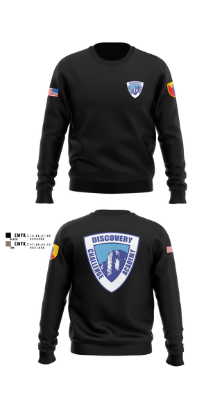 Crew Neck Sweatshirt, Discovery ChalleNGe Academy, , Teamtime, Team time, sublimation, custom sports apparel, team uniforms, spirit wear, spiritwear, sports uniforms, custom shirts, team store, custom team store, fundraiser sports, apparel fundraiser