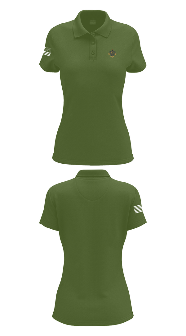 Womens Short Sleeve Performance Polo, 159 FW, Air Force, Teamtime, Team time, sublimation, custom sports apparel, team uniforms, spirit wear, spiritwear, sports uniforms, custom shirts, team store, custom team store, fundraiser sports, apparel fundraiser