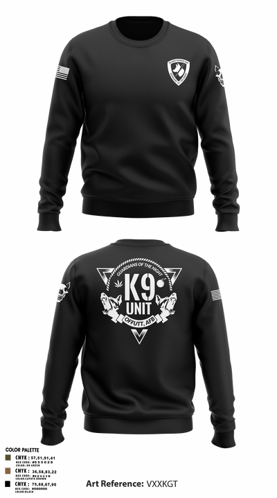 Guardians of the Night 82205307 Crew Neck Sweatshirt - 107