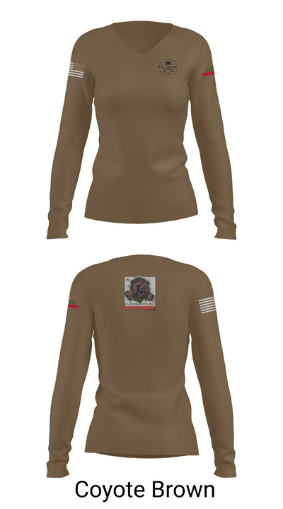 1106th TASMG 93764833 Women's Long Sleeve V-neck Shirt - 16
