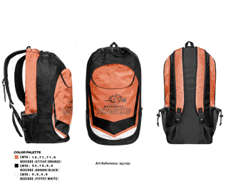 Gear Bag, Brunswick Youth Lacrosse, Men's Lacrosse, Teamtime, Team time, sublimation, custom sports apparel, team uniforms, spirit wear, spiritwear, sports uniforms, custom shirts, team store, custom team store, fundraiser sports, apparel fundraiser