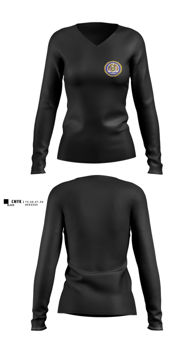 Alabama SBI 65847018 Women's Long Sleeve V-neck Shirt - 2