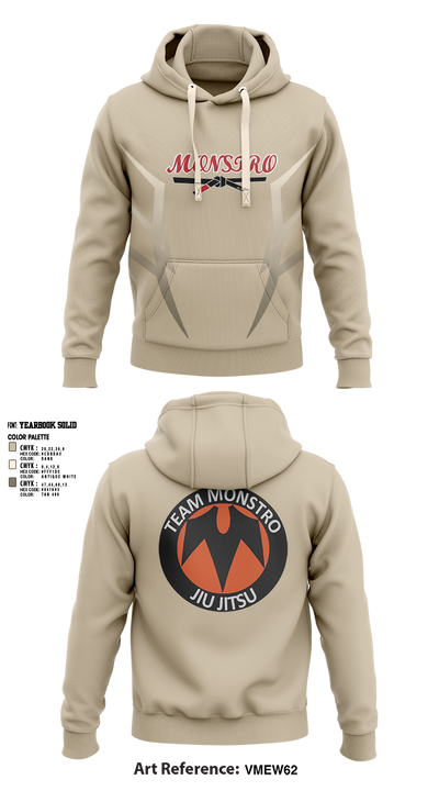 Team Monstro Jiu Jitsu 82337142 Hoodie - 1