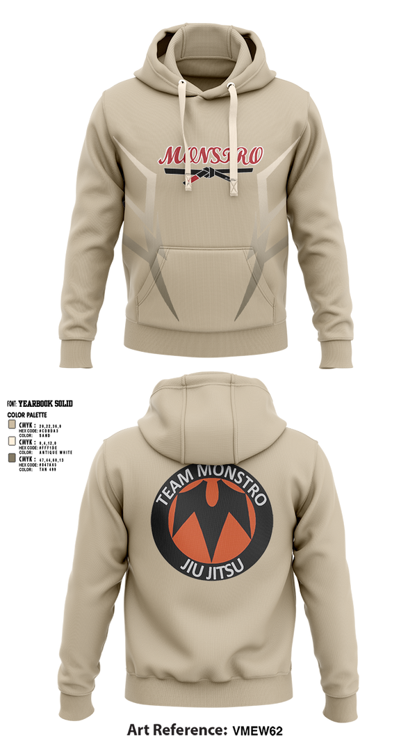 Hoodie, Team Monstro Jiu Jitsu, , Teamtime, Team time, sublimation, custom sports apparel, team uniforms, spirit wear, spiritwear, sports uniforms, custom shirts, team store, custom team store, fundraiser sports, apparel fundraiser