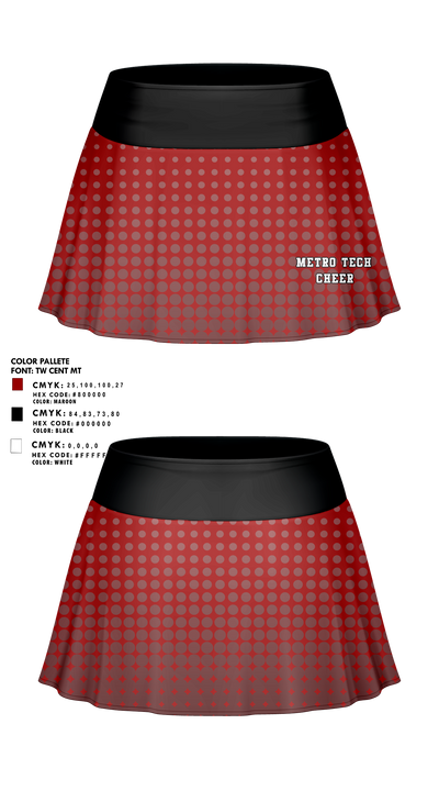 Metro Tech Cheer 28099552 Skort - 1