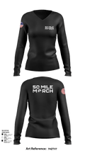50 Mile March 87874734 Women's Long Sleeve V-neck Shirt - 3 (2)
