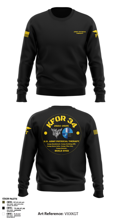 KFOR34 Physical Therapy 56671473 Crew Neck Sweatshirt - 103