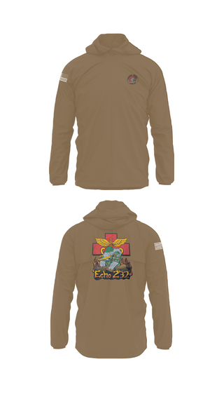 Windbreaker, Echo Company 232nd battalion, Army, Teamtime, Team time, sublimation, custom sports apparel, team uniforms, spirit wear, spiritwear, sports uniforms, custom shirts, team store, custom team store, fundraiser sports, apparel fundraiser
