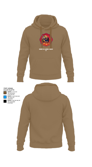 Hoodie, Engine 40 Ladder 4 Medic 19, , Teamtime, Team time, sublimation, custom sports apparel, team uniforms, spirit wear, spiritwear, sports uniforms, custom shirts, team store, custom team store, fundraiser sports, apparel fundraiser