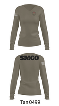 SMCO 97936482 Women's Long Sleeve V-neck Shirt - 77