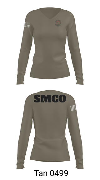 Womens Long Sleeve Vneck Shirt, SMCO, , Teamtime, Team time, sublimation, custom sports apparel, team uniforms, spirit wear, spiritwear, sports uniforms, custom shirts, team store, custom team store, fundraiser sports, apparel fundraiser