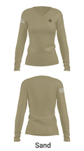 124th ATKS 33419256 Women's Long Sleeve V-neck Shirt - 97