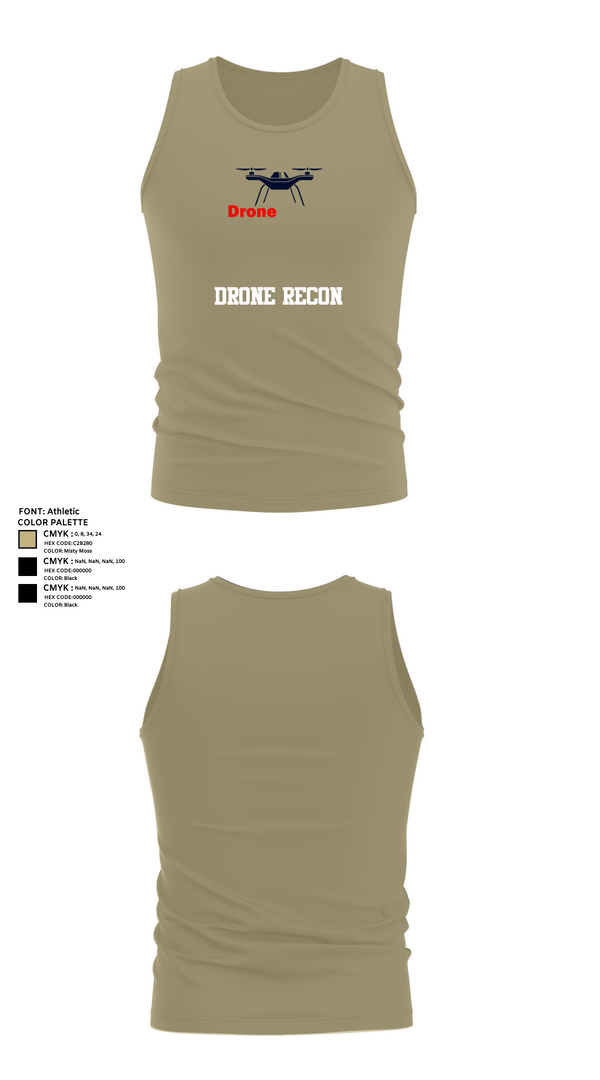 Tank Top, DRONE RECON, , Teamtime, Team time, sublimation, custom sports apparel, team uniforms, spirit wear, spiritwear, sports uniforms, custom shirts, team store, custom team store, fundraiser sports, apparel fundraiser