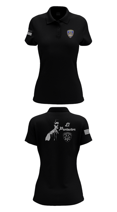 California Highway Patrol 18919595 Women's Short Sleeve Performance Polo  - 33