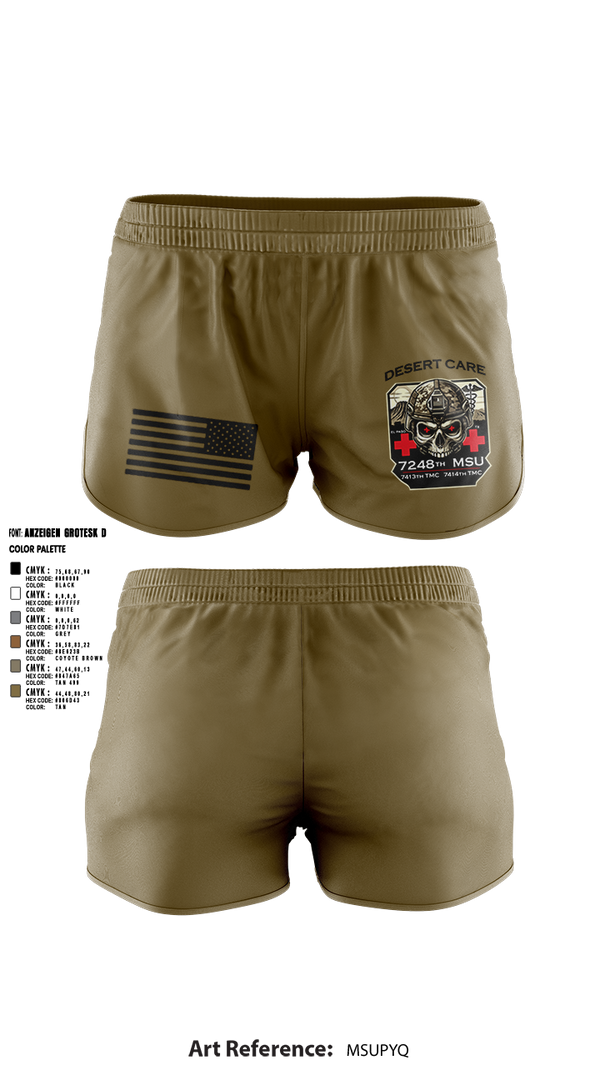 Ranger Panties, 7248th MSU, , Teamtime, Team time, sublimation, custom sports apparel, team uniforms, spirit wear, spiritwear, sports uniforms, custom shirts, team store, custom team store, fundraiser sports, apparel fundraiser