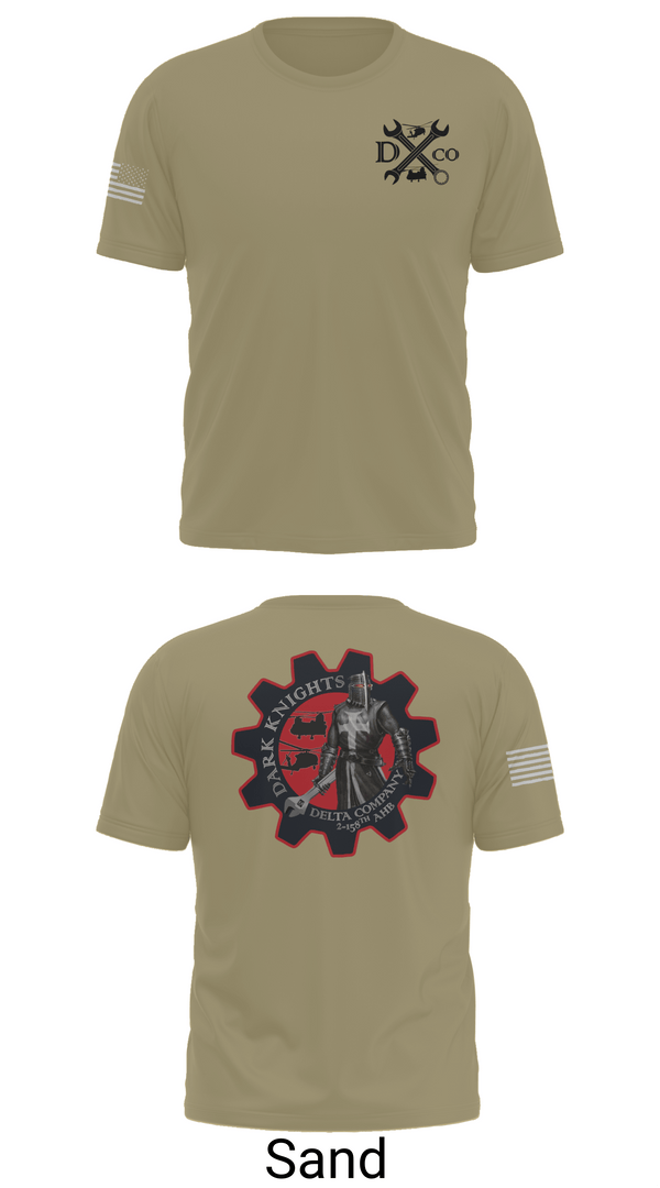Short Sleeve Performance Shirt, D Co. 2-158th AHB, , Teamtime, Team time, sublimation, custom sports apparel, team uniforms, spirit wear, spiritwear, sports uniforms, custom shirts, team store, custom team store, fundraiser sports, apparel fundraiser