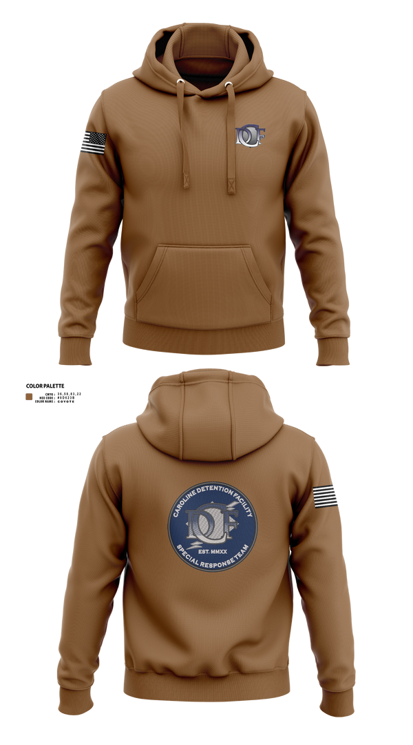 Hoodie, Caroline Detention Facility, , Teamtime, Team time, sublimation, custom sports apparel, team uniforms, spirit wear, spiritwear, sports uniforms, custom shirts, team store, custom team store, fundraiser sports, apparel fundraiser