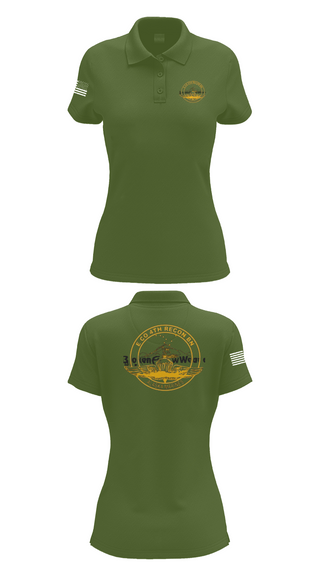 Womens Short Sleeve Performance Polo, E Co 4th Recon BN, , Teamtime, Team time, sublimation, custom sports apparel, team uniforms, spirit wear, spiritwear, sports uniforms, custom shirts, team store, custom team store, fundraiser sports, apparel fundraiser