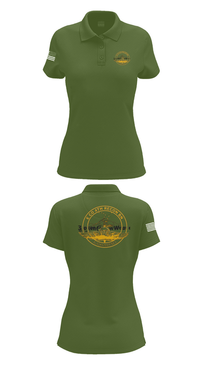 E Co 4th Recon BN 66844885 Women's Short Sleeve Performance Polo  - 55