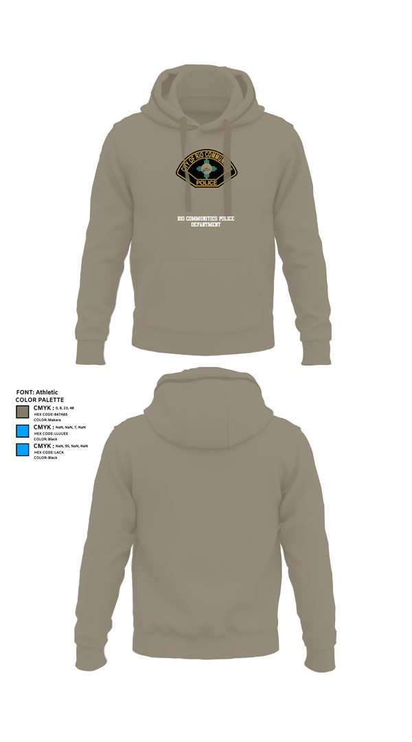 Hoodie, Rio Communities Police Department, , Teamtime, Team time, sublimation, custom sports apparel, team uniforms, spirit wear, spiritwear, sports uniforms, custom shirts, team store, custom team store, fundraiser sports, apparel fundraiser